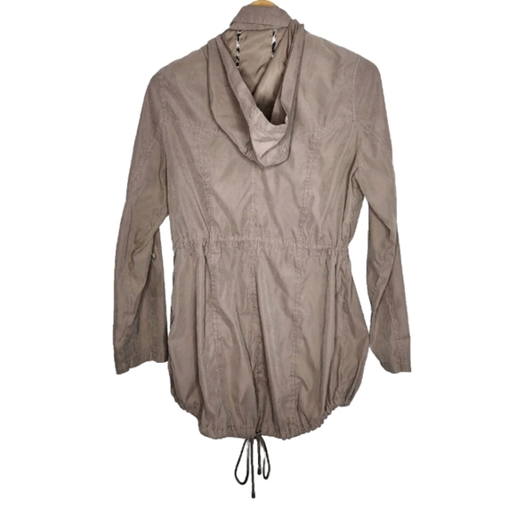 Primark Atmosphere Hooded Anorak Jacket in Olive Green Size UK 12 - Picture 2 of 11